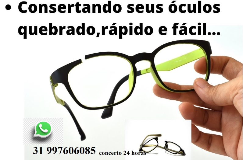 Prateleiras de armações expostas na Ótica Mariana